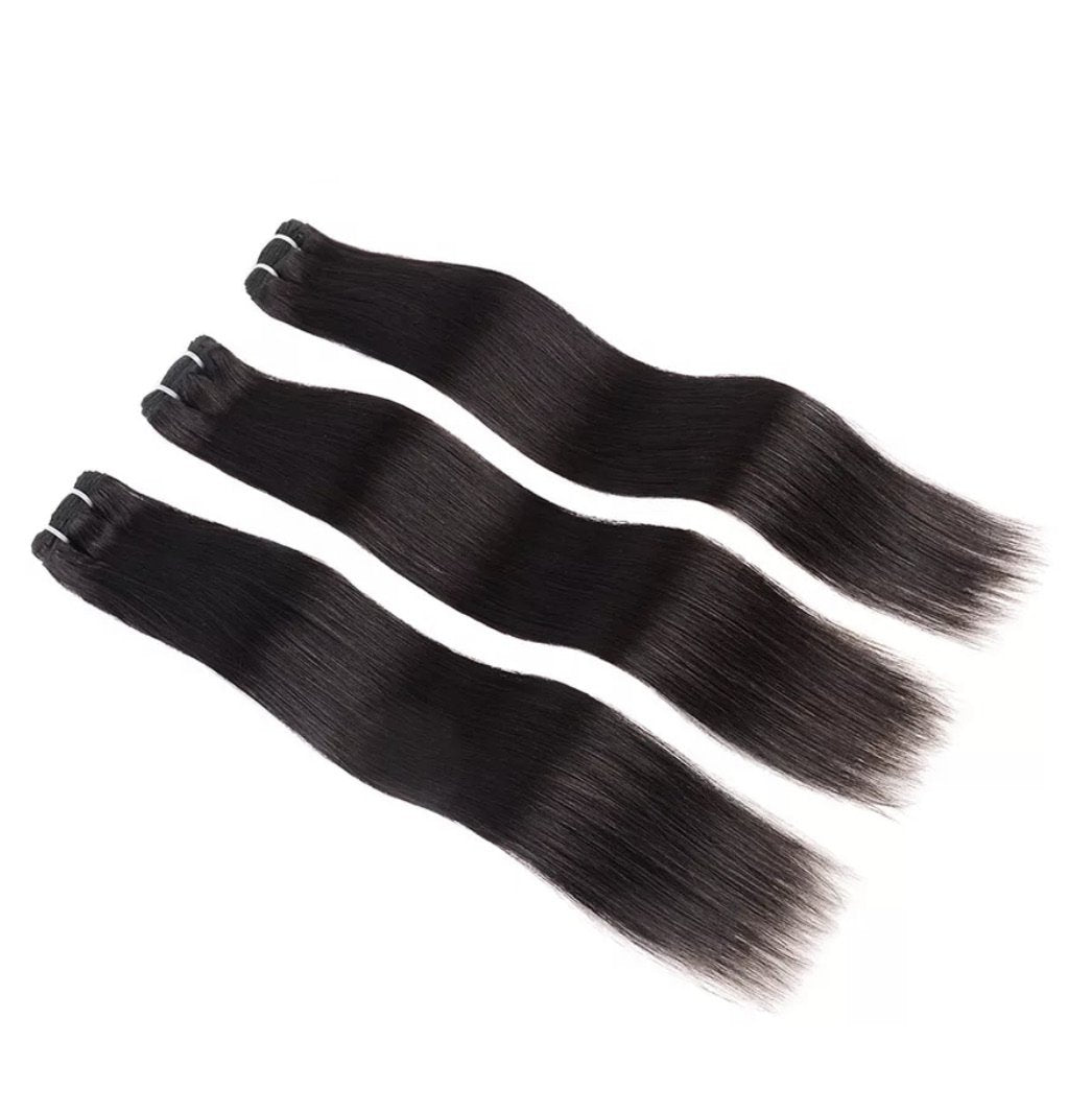 Double Drawn Silked Virgin Brazilian Hair Weft Extensions - PBeauty Hair