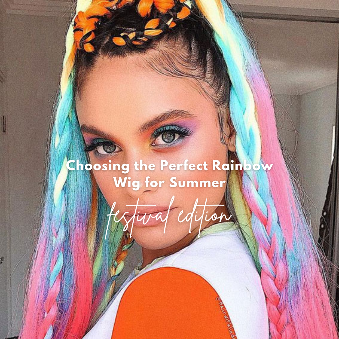 festival 2023 rainbow wig ideas