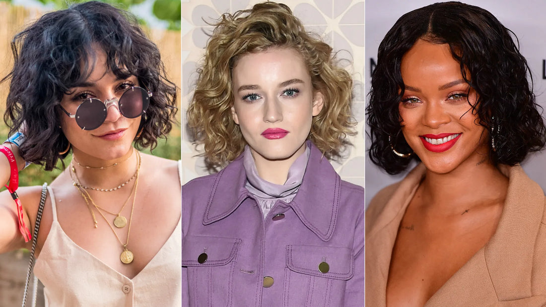 celebrity short wavy bob hairstyles