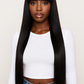 product bangs black long synthetic hair wigs