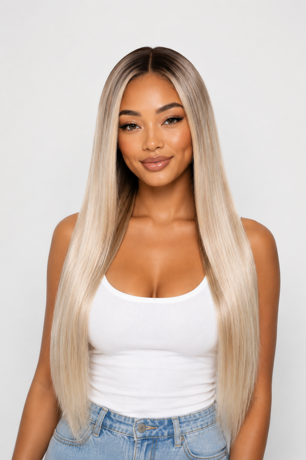 DESTINY 30" Highlight Blonde Synthetic Lace Front Wig