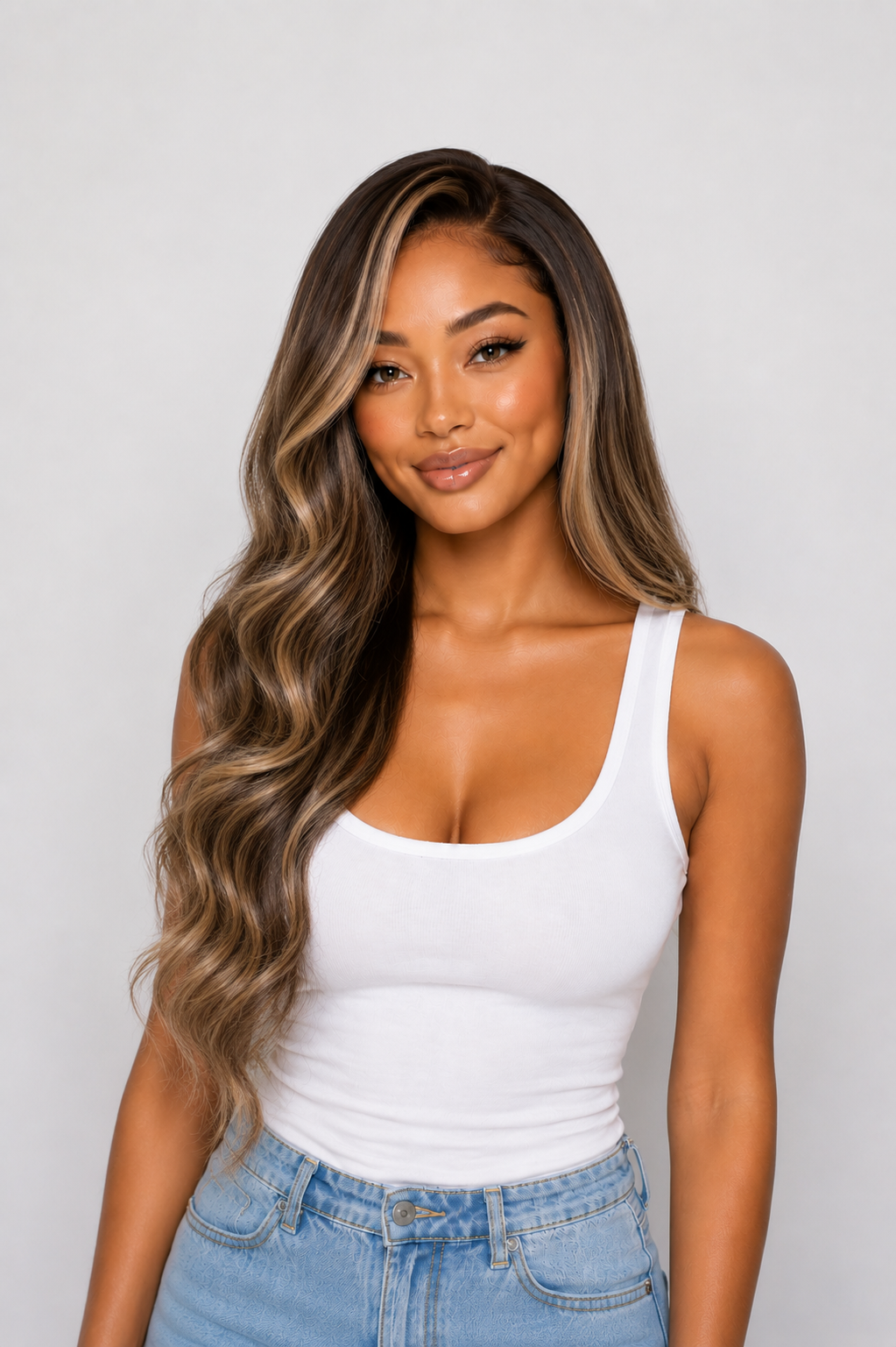 AMAYA 24" Bronde Balayage 13x4 Lace Wig