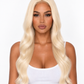 Bambi 30" Loose Curly Blonde Lace Front Wig