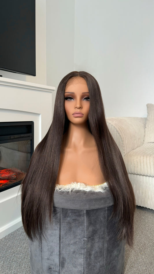 Selena 30" Brown Lace Wig