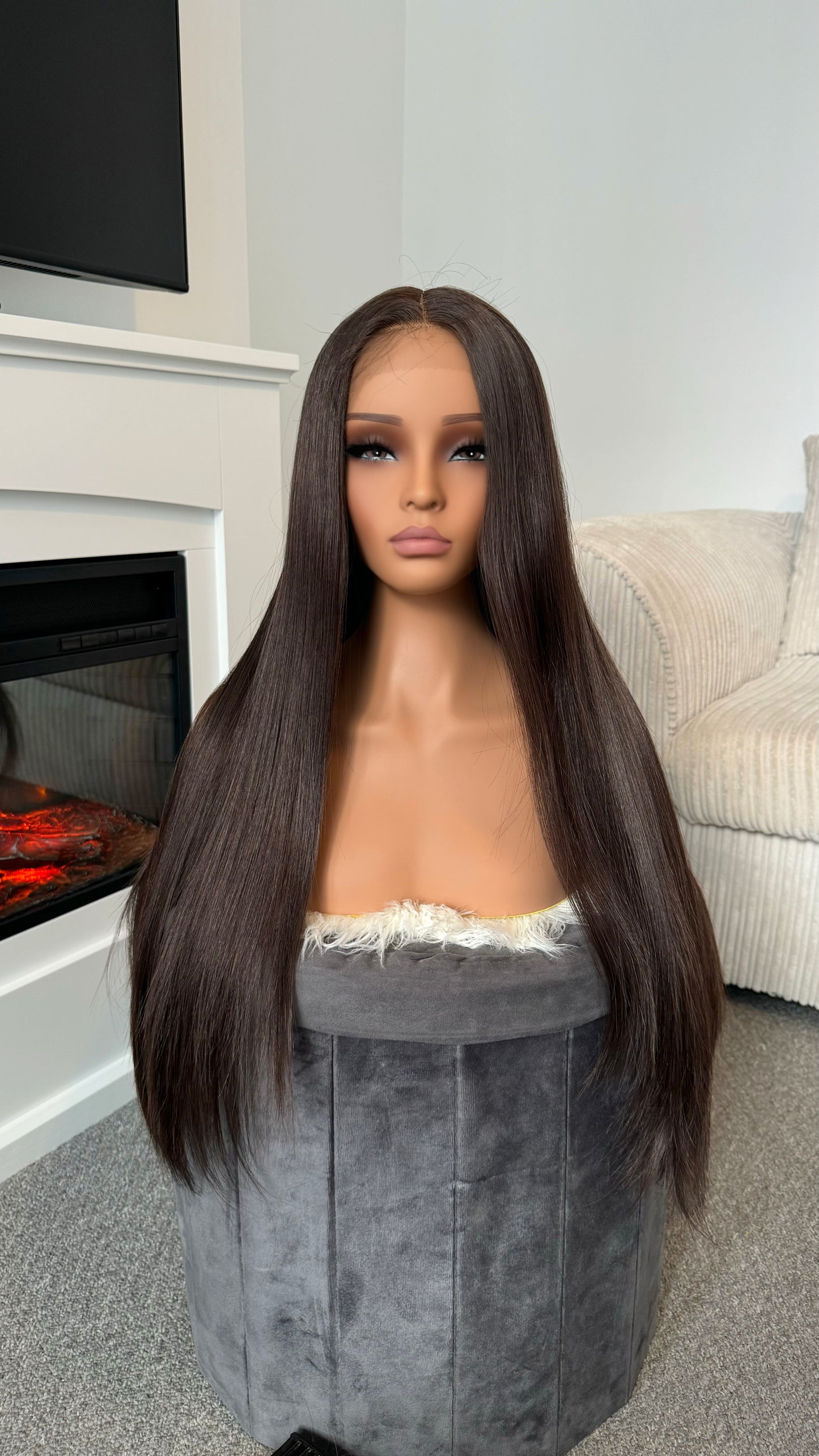 Selena 30" Brown Lace Wig