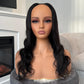 u part u shadpe wavy dark brown wig
