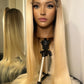 model 36 Ombre Blonde Pre-Styled 13x4 360 Lace Wig showcasing a luxurious ombre blonde color and 360 lace design