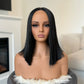 Kristan 14″ Black Long Bob Lace Front Hair Wig