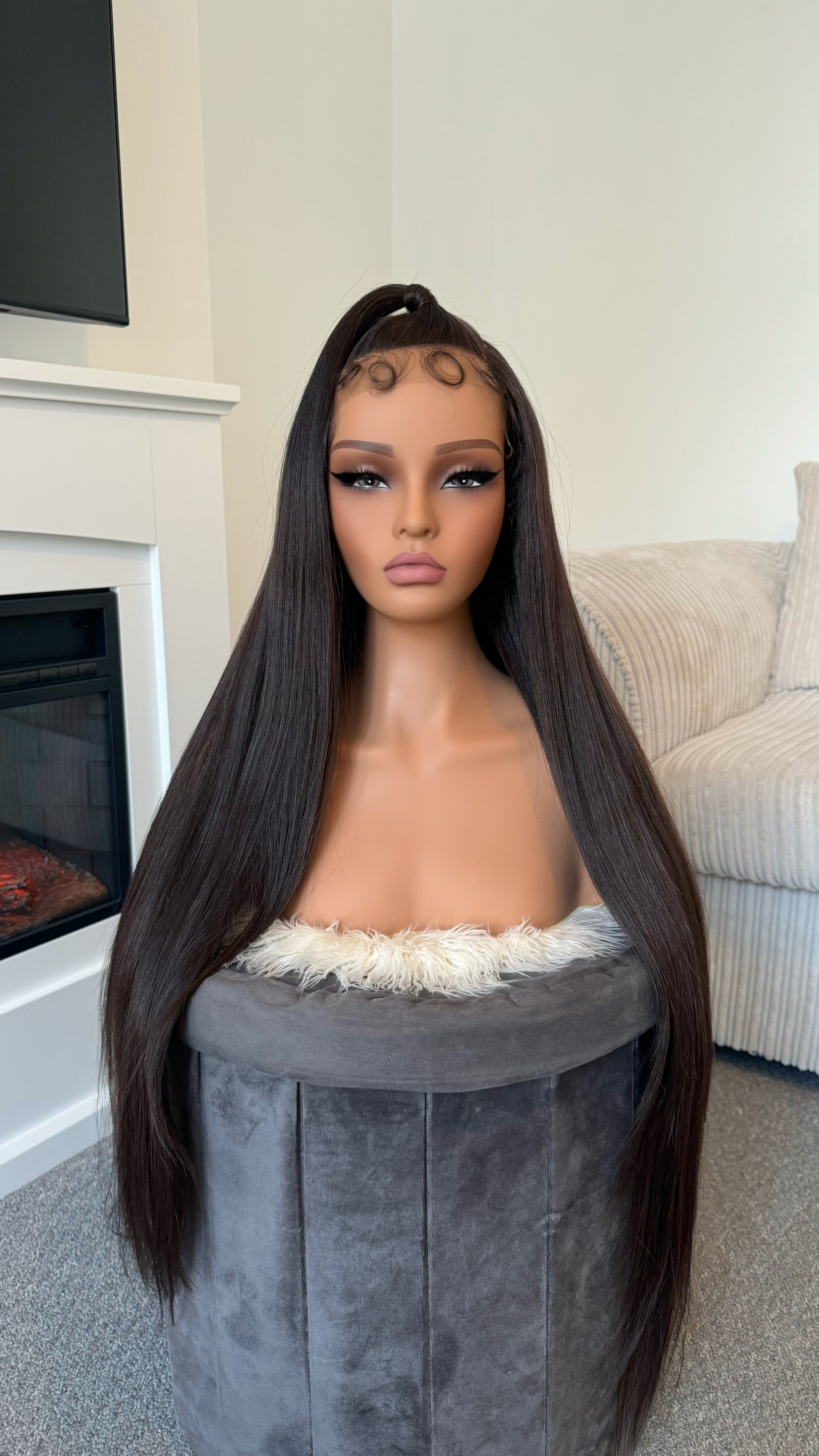 model 360 13x4 pbeautyhair lace front synthetic hair premium wig
