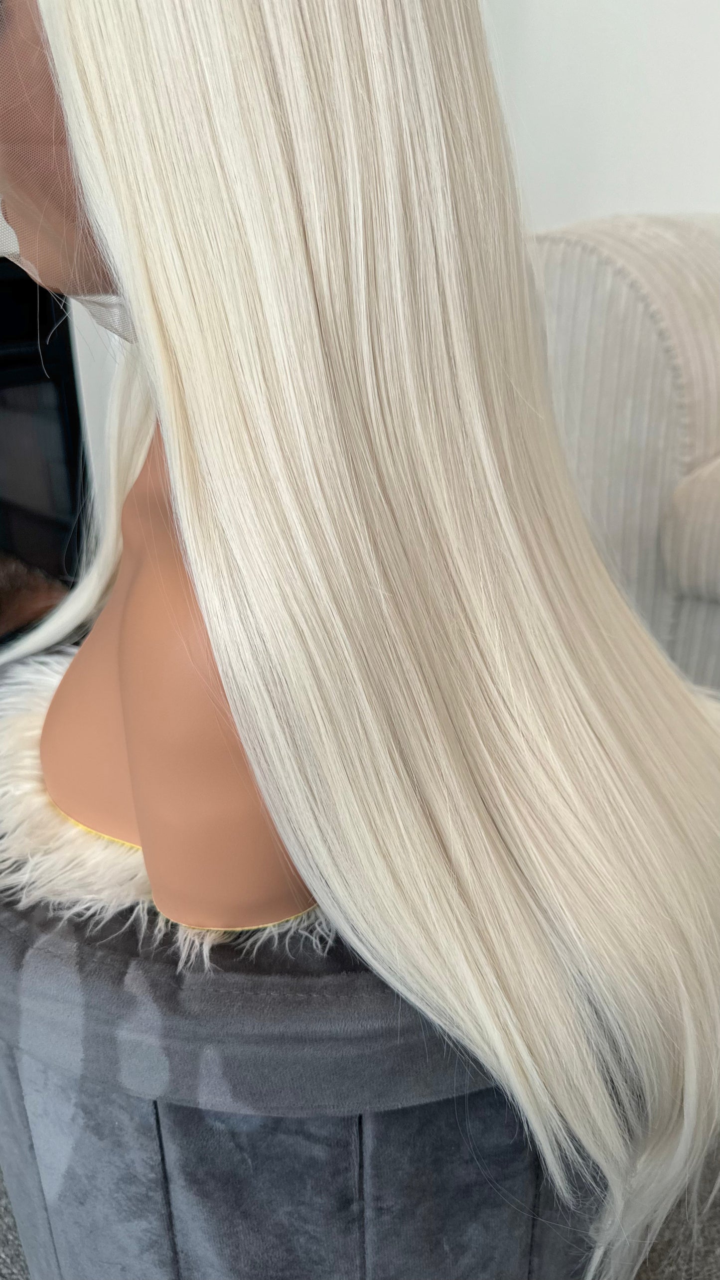 Rochelle 24" Platinum Blonde Lace Wig
