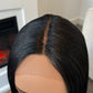 Kristan 14″ Black Long Bob Lace Front Hair Wig