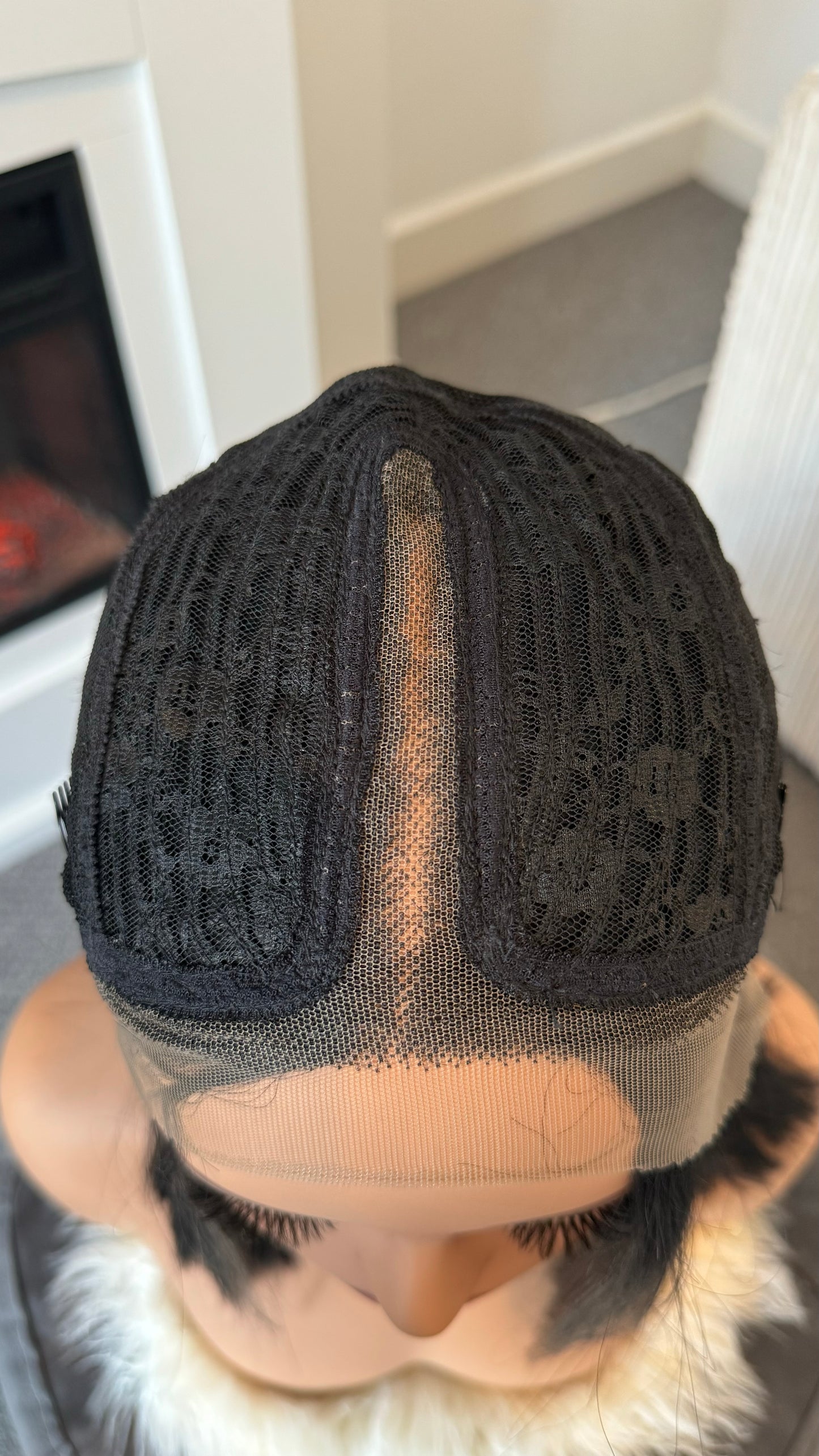 Kristan 14″ Black Long Bob Lace Front Hair Wig