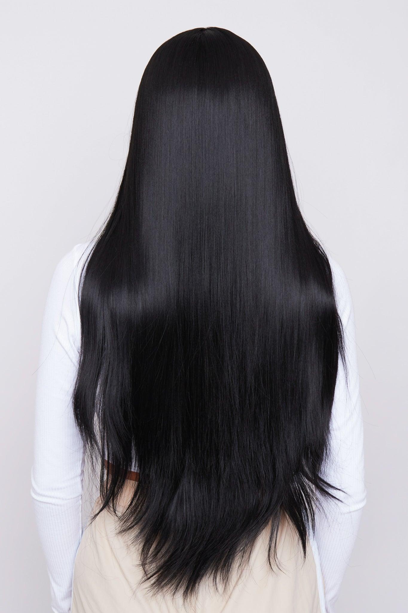 Naomi 28” Black Synthetic Lace Front Wig