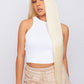 long straight 613 blonde synthetic hair wig style