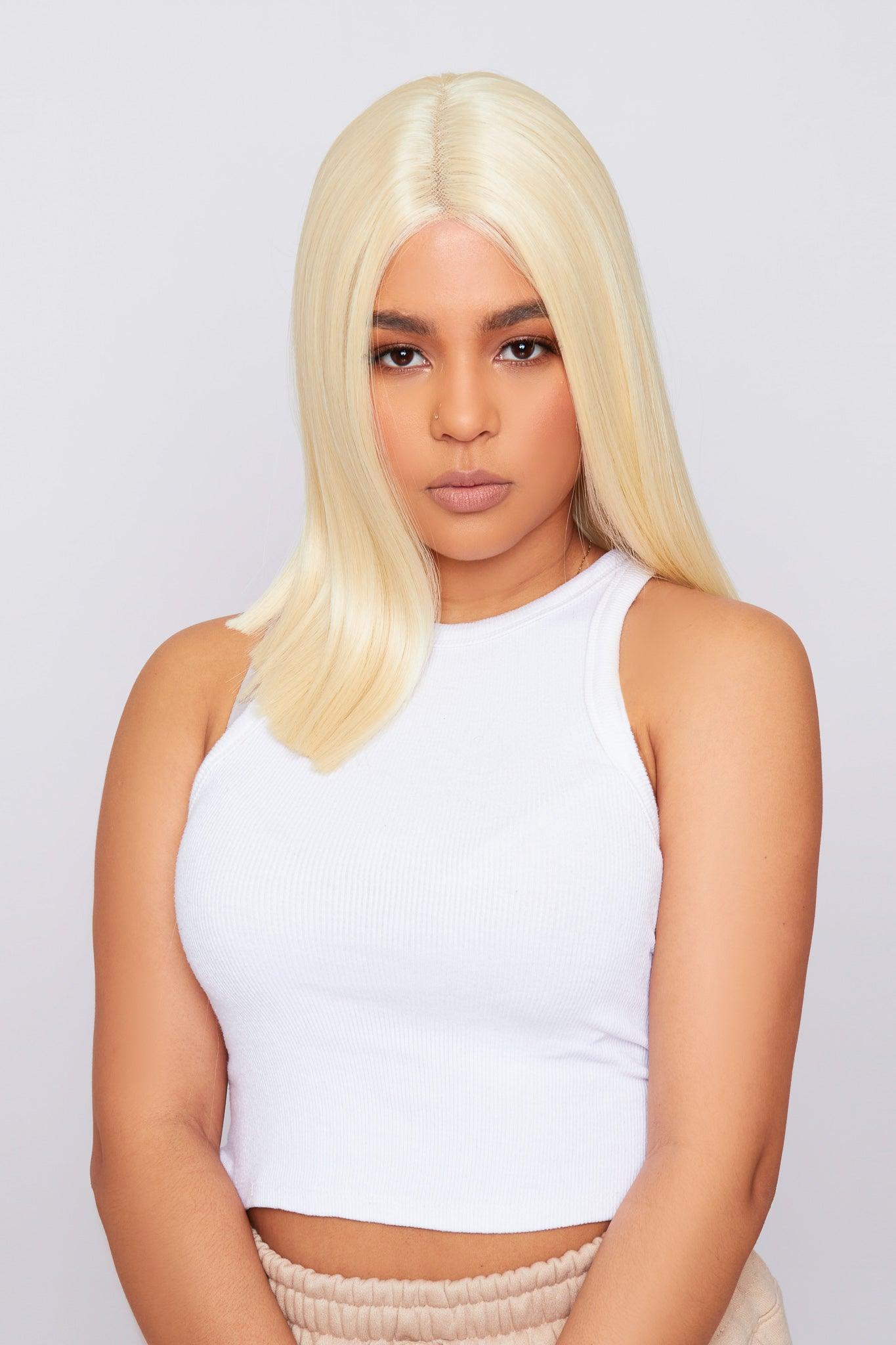 KYLIE 14" BLONDE SYNTHETIC LACE FRONT WIG - PBeauty Hair