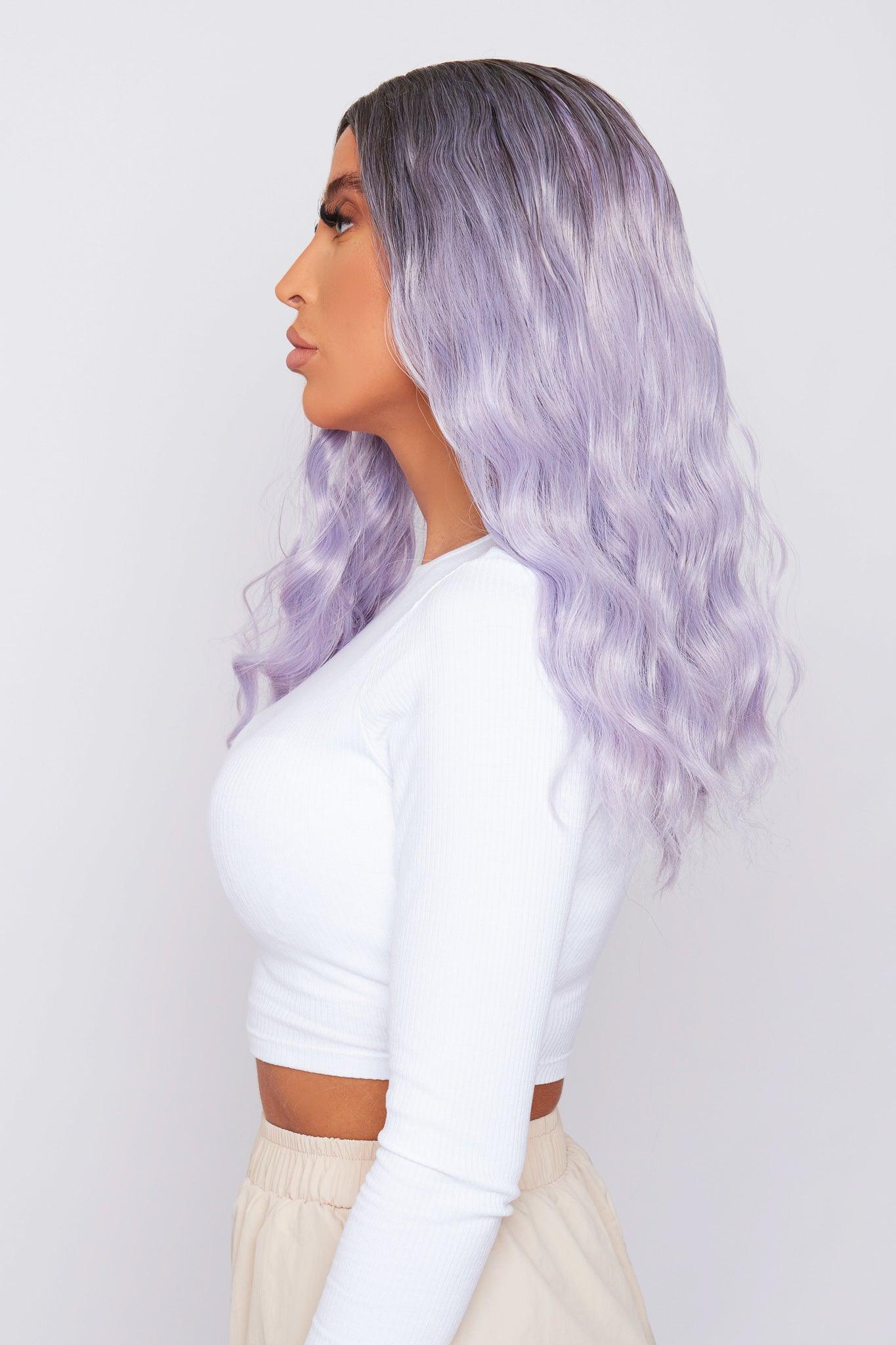 purple wig