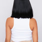 short black bob wig, synthetic bangs wig, pbeauty hair
