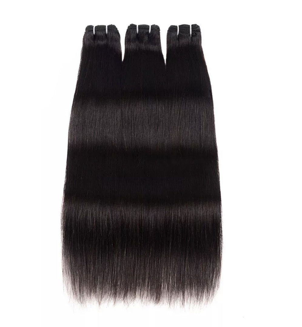 Double Drawn Silked Virgin Brazilian Hair Weft Extensions - PBeauty Hair